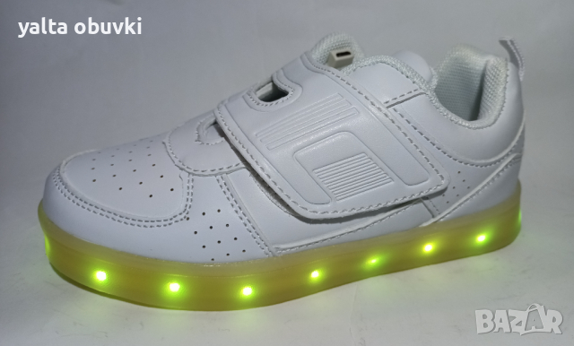 Детски светещи кецове LB-687, LED светлини, USB зарядно, снимка 5 - Детски маратонки - 44759289