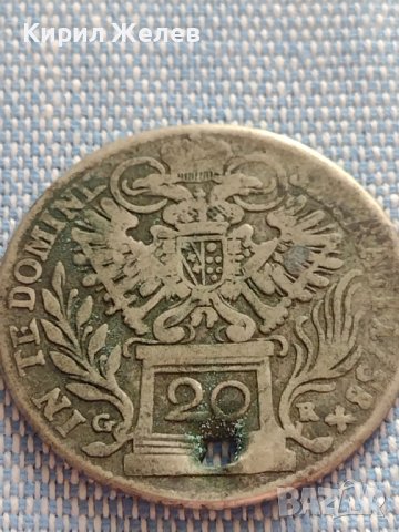 Сребърна монета 20 кройцера 1758г. Франц първи Свещена Римска империя 12235, снимка 13 - Нумизматика и бонистика - 42887110