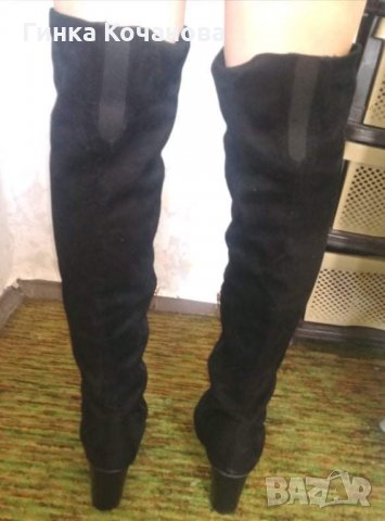  Велурени чизми, снимка 3 - Дамски ботуши - 30872918