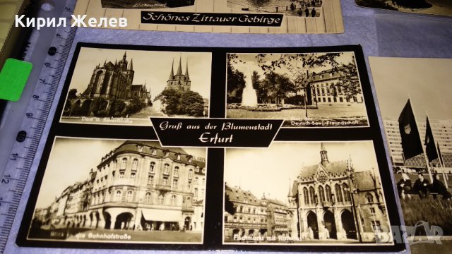 ЛОТ ЧЕТИРИ СТАРИ ПОЩЕНСКИ КАРТИЧКИ ГДР ГРАДОВЕ ЗАБЕЛЕЖИТЕЛНОСТИ РЕДКИ за КОЛЕКЦИЯ 32279, снимка 3 - Филателия - 38652748