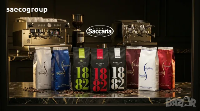 Италианско премиум кафе на зърна Caffe Saccaria 100% Arabica, снимка 3 - Други - 55926385
