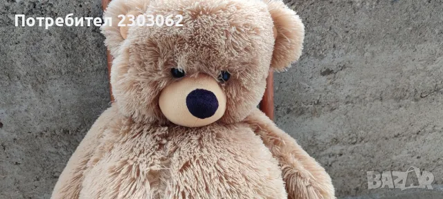 Голям плюшен мечок, снимка 3 - Плюшени играчки - 46228845