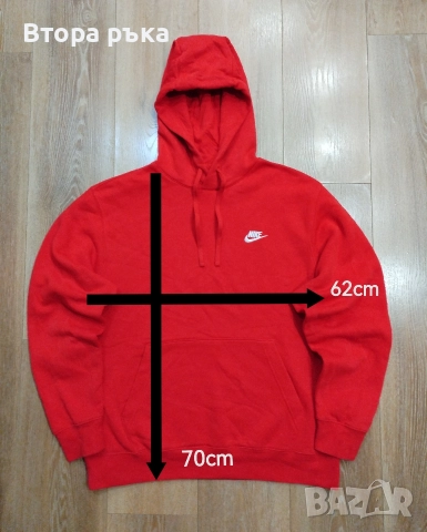 Nike fleece горнище мъжка оригинален , снимка 4 - Спортни дрехи, екипи - 52997105