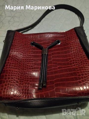 Сандали и чанта в цвят бордо , снимка 2 - Сандали - 39825681