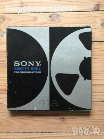  Метална магнетофоннa ролка SONY 26,5 cm, снимка 3 - Декове - 53964016