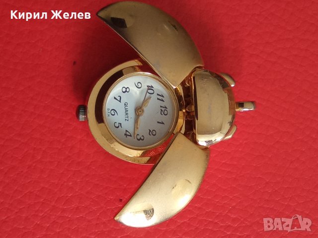 ПОЗЛАТЕНА БРОНЗОВА КАЛИНКА - ЧАСОВНИК АРТ МЕДАЛЬОН МНОГО КРАСИВ 21911, снимка 11 - Дамски - 32776885