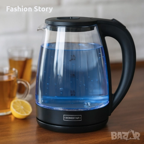 Електрическа кана Homestar с мощност 1500W и капацитет 1,8 литра