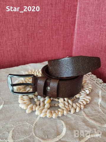 Мъжки колани от 100% естествена телешка кожа , снимка 4 - Колани - 36925808