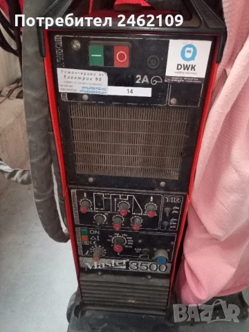 Аргонов заваръчен апарат Kemppi Master 3500 с водно охлаждане, снимка 6 - Други машини и части - 50403973