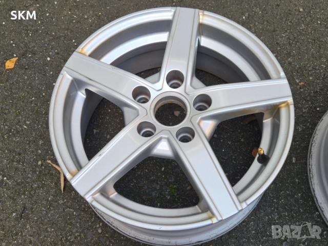 15ки джанти Dezent VW/Seat/Audi/Skoda със зимни гуми 2022г. ДОТ zimni, снимка 2 - Гуми и джанти - 52469870
