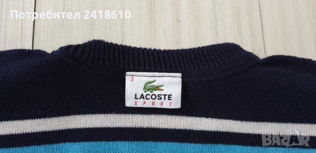 Lacoste Sport Cotton Knit Мens Size S/M НОВО! ОРИГИНАЛ! Мъжка Блуза Пуловер!, снимка 12 - Пуловери - 42612209