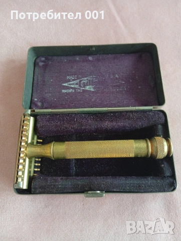 Антика Самобръсначка Жилет Gillette 1930та година, снимка 2 - Антикварни и старинни предмети - 53937795