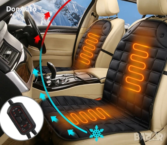 12v Калъфки с подгрев за седалки, снимка 7 - Аксесоари и консумативи - 53129174