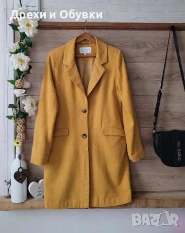 Пролетно есенен модел дълъг блейзър манто
