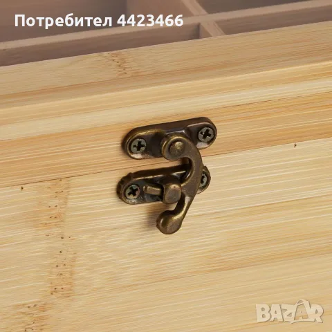 Бамбукова кутия за съхранение , снимка 5 - Органайзери - 56245100