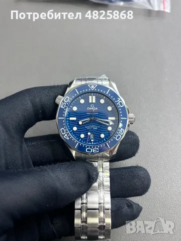Omega Seamaster Diver 300M Blue Ceramic Bezel V4 VSF Blue Dial Super Clone, снимка 8 - Мъжки - 56071011