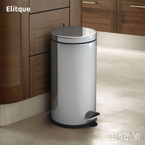 Кофа за смет с педал Vinoks, 3/5/8/12 л.бавно затваря, инокс