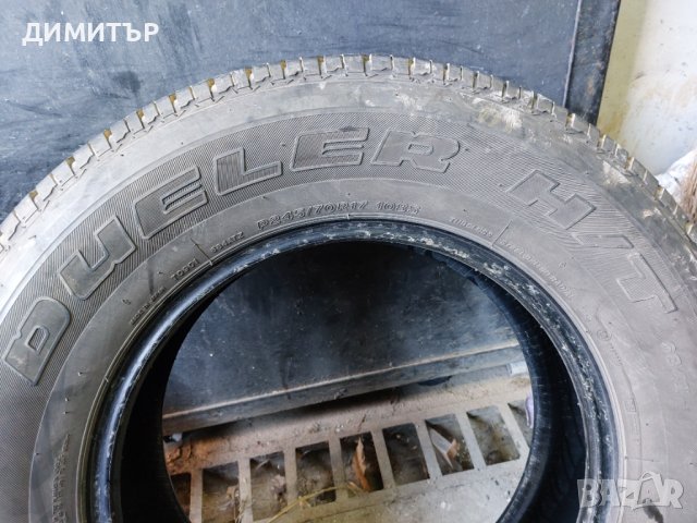 2бр.всесезонни BRIDGESTONE 245/70/17 108S , снимка 6 - Гуми и джанти - 39412249