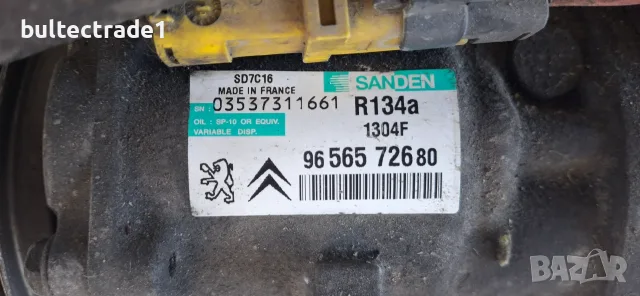 Компресор за климатик Sanden SD7C16  Citroen C5 Peugeot 407 , снимка 2 - Части - 56021855