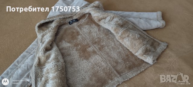 Топло плато с качулка, снимка 4 - Детски якета и елеци - 42854538