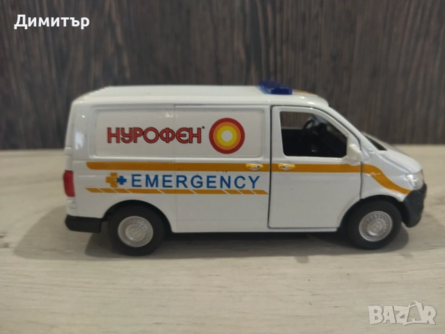 Метална количка Volkswagen Transporter V6 !!!, снимка 4 - Колекции - 53212946