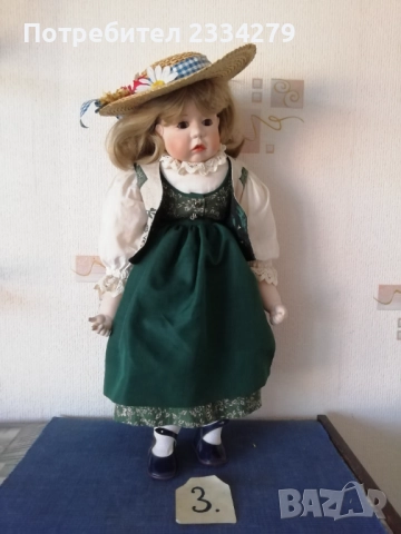 Порцеланови кукли, стара авторска ръчна изработка, маркови. , снимка 10 - Колекции - 49756981