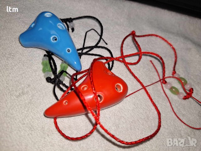 Малка керамична окарина, снимка 6 - Духови инструменти - 44406611