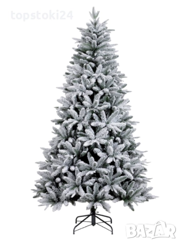 Изкуствена елха K r i n g Melbourne,  Цялата заснежена с метална стойка., снимка 4 - Други стоки за дома - 52352467