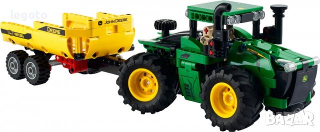 НОВО ЛЕГО 42136- Техник - Трактор John Deere 9620R 4WD LEGO 42136  TECHNIK - John Deere 9620R 4WD Tr, снимка 2 - Конструктори - 36946704