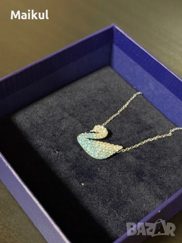 Дамско колие Swarovski, снимка 2 - Колиета, медальони, синджири - 53286672