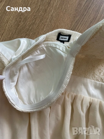 Рокля в шампанско, снимка 3 - Рокли - 54251137