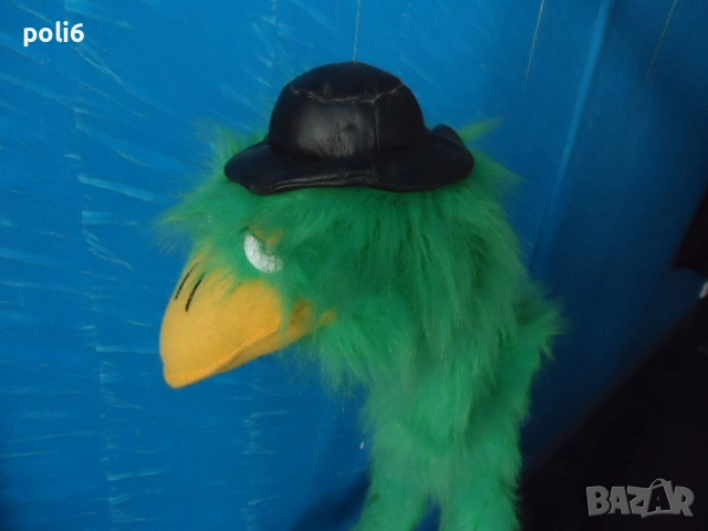 марионетка голямо зелено пиле, снимка 2 - Плюшени играчки - 53926254