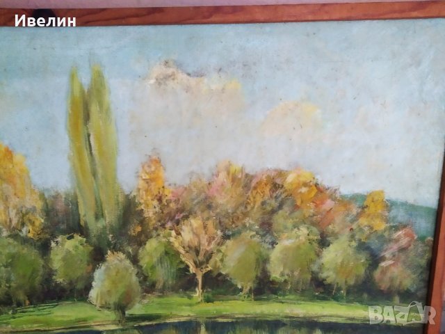 стара картина-пейзаж, снимка 4 - Картини - 29145249