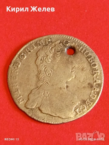 Сребърна монета 7 кройцера 1765г. Мария Терезия Унгария за КОЛЕКЦИЯ 52991, снимка 10 - Нумизматика и бонистика - 53107196