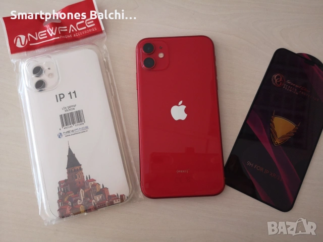 iPhone 11 Red/100% battery health , снимка 4 - Apple iPhone - 53084386
