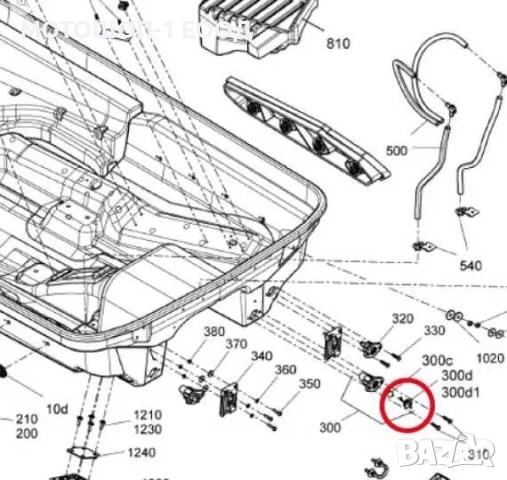Тапа за джет Sea-Doo RXP RXT GTX GTI Wаке Fish Pro GTR, снимка 3 - Части - 52128231