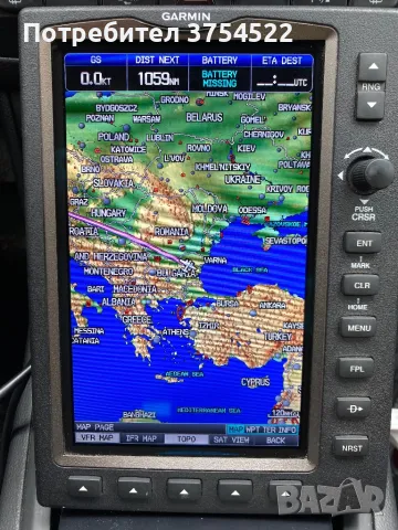GPS авиационен навигатор Garmin GPSMAP 695, снимка 8 - Garmin - 50392831