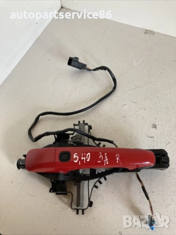 Задна дясна външна дръжка на врата ЧЕРВЕНА за Volvo S40 2.0 TDI (2009) 