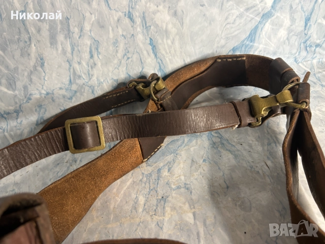 Стар Офицерски Колан и Кожен Кобур Валтер, снимка 2 - Антикварни и старинни предмети - 52310938