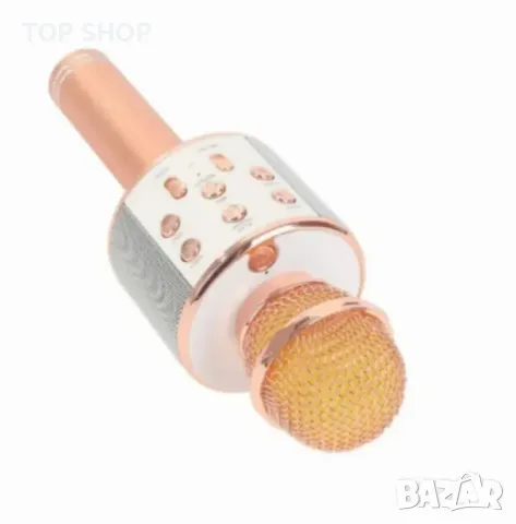 Безжичен караоке микрофон WS-858, снимка 2 - Друга електроника - 49184231