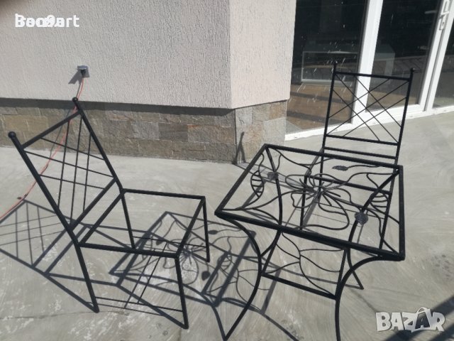 маси , пейки и столове от ковано желязо, снимка 14 - Други - 40346178