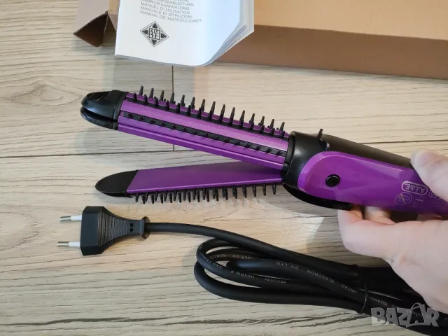 Преса/ Маша за коса 55 лв TELEFUNKEN PRO , снимка 5 - Аксесоари за коса - 48331131