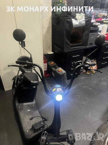 Електрически Скутер HARLEY Bullmax premium S /С зарядно, 3бр Ключове и дистанционно , снимка 10 - Друга електроника - 53170815