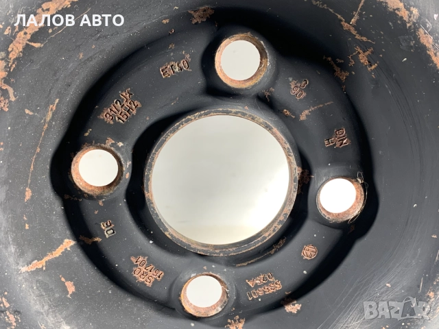 Резервна гума патерица 4х100 ц.о.57 ЕТ40 125/70 R15 535601025A , снимка 3 - Гуми и джанти - 52364739