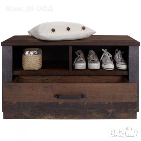Винтидж пейка-шкаф за обувки 