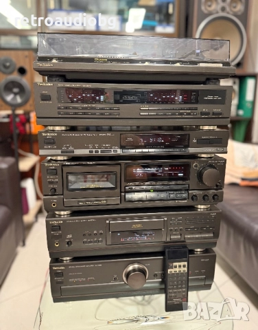 🔊HIGH END аудио сет TECHNICS - усивлател, еквалайзер, триглав дек, CD, тунер и грамофон - Class AA, снимка 1