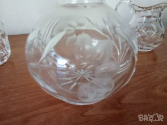 Гарафа комплект ретро стъкло, снимка 2 - Други - 50084288