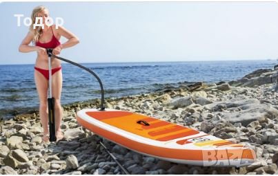 Надуваема дъска  коментар на цената Surf Board Aqua jornej   274x76x12 см Bestway padle board set, снимка 2 - Водни спортове - 33753357