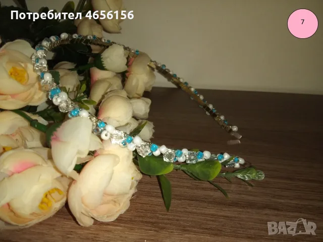 Диадеми с перли и кристали 4 €, снимка 7 - Аксесоари за коса - 56543709