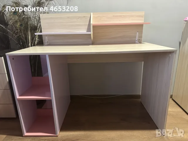 Ученическо бюро с надстройка, снимка 2 - Бюра - 56010154